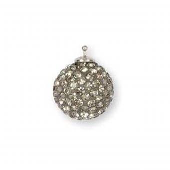 Heide Heinzendorff Anhänger Pavékugel 14mm Black Diamond 