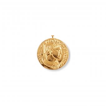 Heide Heinzendorff Anhänger Münze 16mm Gold 