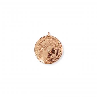 Heide Heinzendorff Anhänger Münze 16mm Rosé 