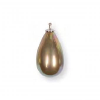 Heide Heinzendorff Anhänger Tropfenperle 22mm Bronze 