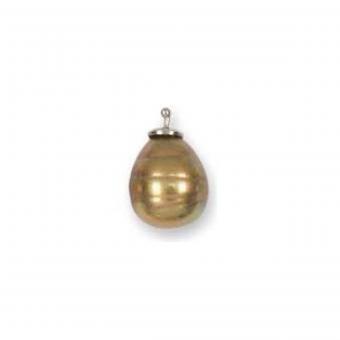 Heide Heinzendorff Anhänger Barockperle Tropfen 12mm Bronze 