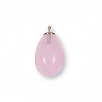 Heide Heinzendorff Anhänger Tropfen Quarz 16mm Rosa Quarz 