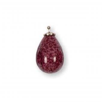 Heide Heinzendorff Anhänger Tropfen Quarz 16mm Aubergine 
