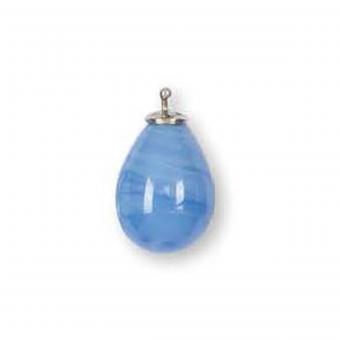 Heide Heinzendorff Anhänger Tropfen Quarz 16mm Himmelblau 