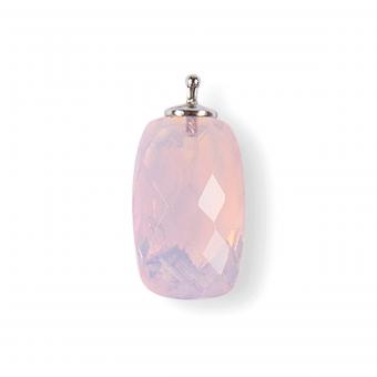 Heide Heinzendorff Anhänger Quarz Briolett 10mm Rosa Quarz 