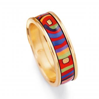Frey Wille Ring schmal Hundertwasser 