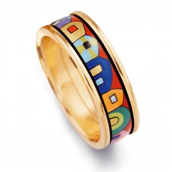 Frey Wille Hundertwasser Street Rivers Ring schmal 