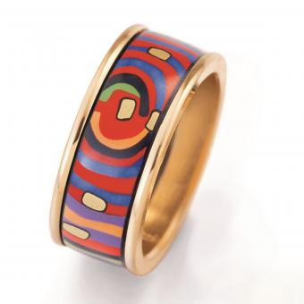 Frey Wille Ring breit Hundertwasser 