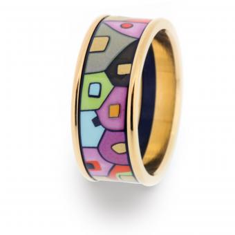 Frey Wille Hundertwasser Street Rivers Ring breit 