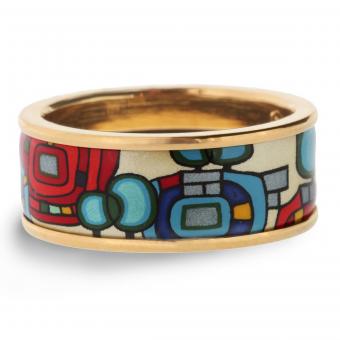 Frey Wille Hundertwasser Méditerranée Ring breit 