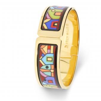 Frey Wille Hundertwasser Street Rivers REGINA Armreif 