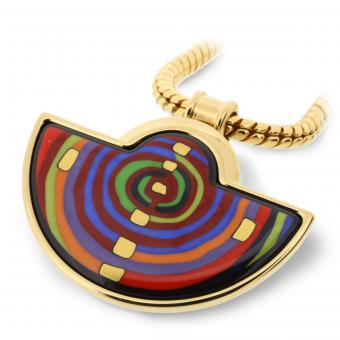 Frey Wille Anhänger BIG HALF MOON Hundertwasser 