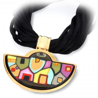 Frey Wille Hundertwasser Anhänger BIG HALF MOON 