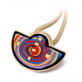 Frey Wille Anhänger HALF MOON Hundertwasser 