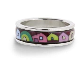 Frey Wille Hundertwasser Street Rivers Ring 