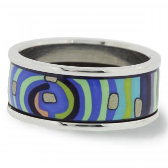 Frey Wille Hundertwasser Spiral of Life Ring 