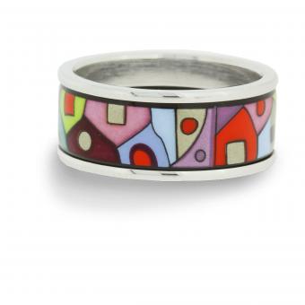 Frey Wille Hundertwasser Street Rivers Ring breit 